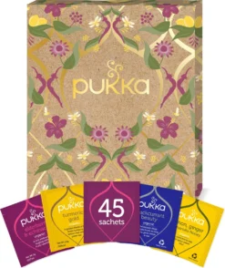 Pukka Support Kruidenthee Geschenkdoos - 5 Blends Biologische Kruidenthee, Ook Leuk Als Verjaardagscadeau - 45 Zakjes - Theedoos - GB-BIO-05 -Drank Winkel 1009x1200 2