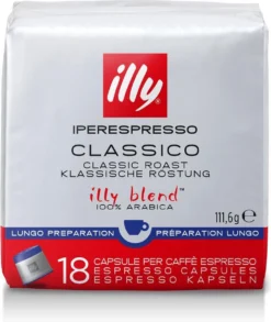 Illy - Iperespresso Koffie Home Classico Lungo 6 X 18 Capsules -Drank Winkel 1010x1200