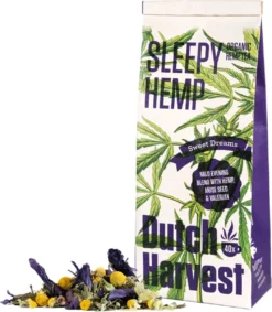 Sleepy Hemp - Hennep & Kruidenmix Thee 40 Gram - Dutch Harvest Losse Thee