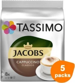 Tassimo - Jacobs Cappuccino Classico - 5x 8 T-Discs