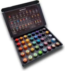 Koffie Proeverij Pakket Groot 40 Stuks Verschillende Smaken Met Mystery Card 'Get Well Soon' Met Persoonlijke (video) Boodschap | Verjaardag | Sinterklaas | Kerstpakket | Vaderdag | Moederdag | Jubileum | Valentijnsdag -Drank Winkel 1093x1200 1