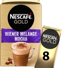 Nescafé Gold Wiener Melange Mocha Oploskoffie - 6 Doosjes à 8 Zakjes -Drank Winkel 1111x1200 1