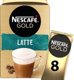 Nescafé Gold Latte Macchiato Oploskoffie - 6 Doosjes à 8 Zakjes 7 Nescafé Gold Latte Macchiato Oploskoffie - 6 Doosjes à 8 Zakjes -Drank Winkel 1111x1200 3