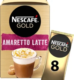 Nescafé Gold Amaretto Latte Oploskoffie - 6 Doosjes à 8 Zakjes 8 Nescafé Gold Amaretto Latte Oploskoffie - 6 Doosjes à 8 Zakjes -Drank Winkel 1111x1200 5