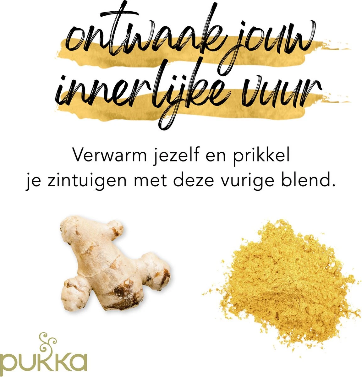 Pukka Three Ginger Thee, Met Kurkuma, Gember En Galangawortel - 4 X 20 Zakjes - GB-BIO-05 3 Pukka Three Ginger Thee, Met Kurkuma, Gember En Galangawortel - 4 X 20 Zakjes - GB-BIO-05 - Afbeelding 3