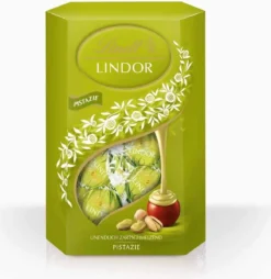 Lindt Lindor Chocoladebollen Pistache 200G