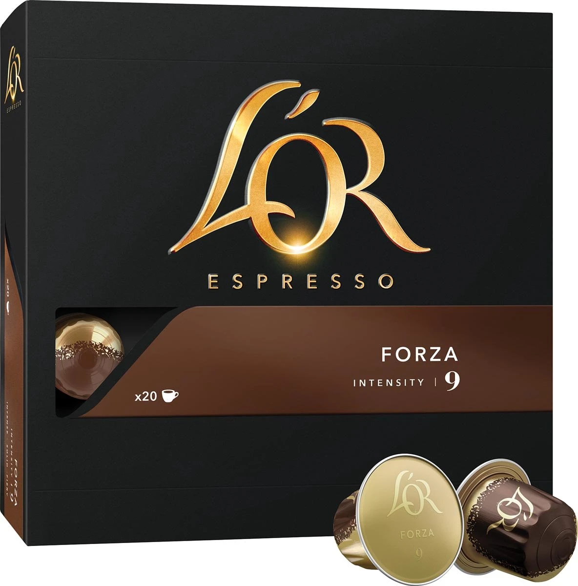 Koffiecups L'or Espresso Forza 20st 1 Koffiecups L'or Espresso Forza 20st