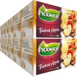 Pickwick Spices Turkish Apple Zwarte Thee - 12 X 20 Zakjes -Drank Winkel 1194x1200 1