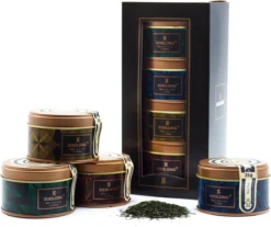 Soolong Japan Nr30 Cadeau Of Proefpakket Met 4 Luxe Japanse Theeen - Exclusieve Fukamushicha, Genmaicha Matcha Satsuki En Sencha - Als Relatiegeschenk, Proeverij Of Valentijnsdag - Assortiment 4stuks -Drank Winkel 1200x1006