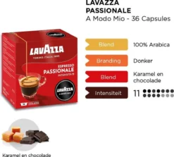 Lavazza A Modo Mio Passionale 36 Stuks -Drank Winkel 1200x1085