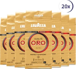 Lavazza Qualita Oro Gemalen / Filterkoffie - 250 Gram Krimp X20