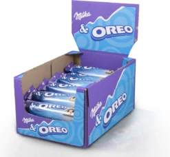 Milka Oreo Chocolade Reep 37g X 36 Stuks 6 Milka Oreo Chocolade Reep 37g X 36 Stuks -Drank Winkel 1200x1109