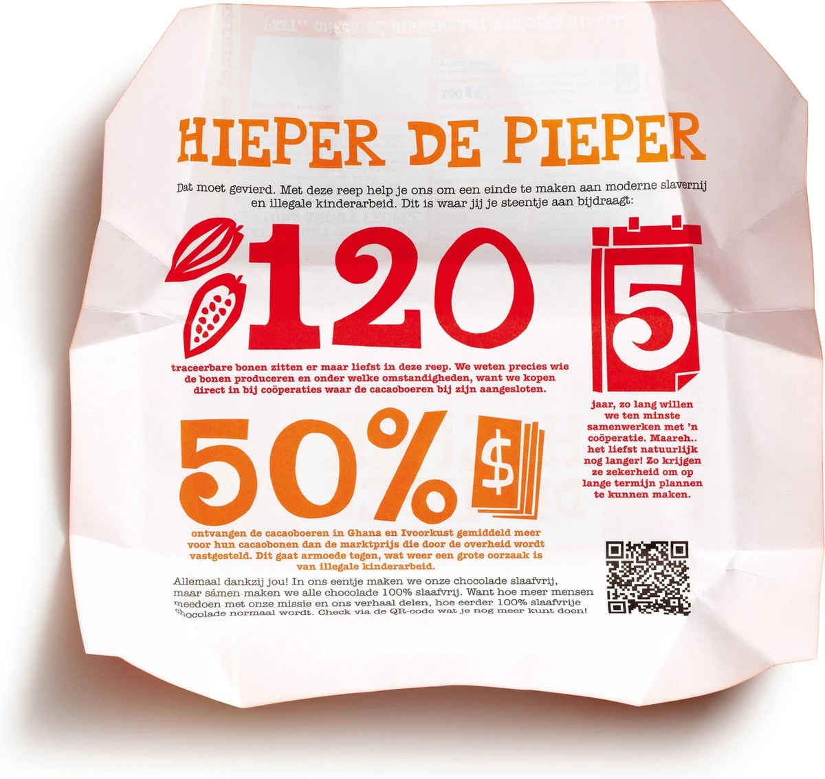 Tony's Chocolonely Chocolade Reep Melk Karamel Zeezout - Zeg 't Met Een Reep "Hieperdepieper" - 180 Gram 3 Tony's Chocolonely Chocolade Reep Melk Karamel Zeezout - Zeg 't Met Een Reep "Hieperdepieper" - 180 Gram - Afbeelding 3