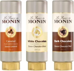 Monin Dessert Topping Dark Chocolate - 50 Cl -Drank Winkel 1200x1146