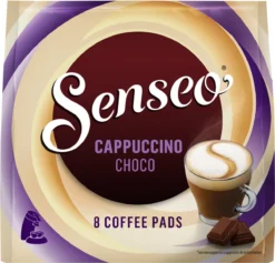 Senseo Cappuccino Choco Koffiepads - 2/9 Intensiteit - 4 X 8 Pads 16 Senseo Cappuccino Choco Koffiepads - 2/9 Intensiteit - 4 X 8 Pads -Drank Winkel 1200x1152