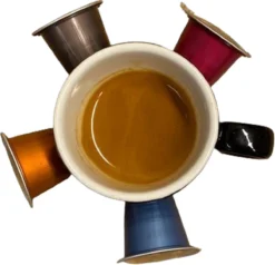 100 Capsules Epic Coffee - Ristretto - Nespresso® Compatible Aluminium Capsules - RFA Keurmerk - Doos 100 Stuks -Drank Winkel 1200x1158