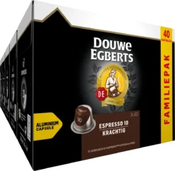 Douwe Egberts Espresso Krachtig (10) - 5 X 40 Koffiecups