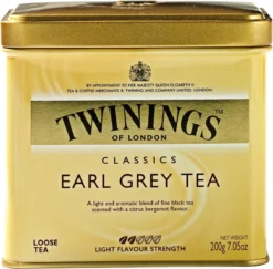 Earl Grey Thee Blikje Twinings Tea 200 Gram | Losse Thee