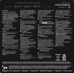 L'OR Lungo Profondo Koffiecups - Intensiteit 8/12 - 10 X 20 Capsules -Drank Winkel 1200x1186 3