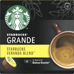 Starbucks By Dolce Gusto Capsules Veranda Grande Blonde Roast - 36 Koffiecups -Drank Winkel 1200x1196 1