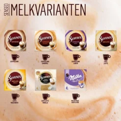 Senseo Café Latte Koffiepads - 2/9 Intensiteit - 4 X 8 Pads 11 Senseo Café Latte Koffiepads - 2/9 Intensiteit - 4 X 8 Pads -Drank Winkel 1200x1200 177