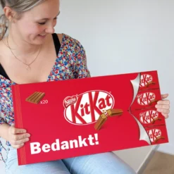 "Bedankt!" - Gigantische KitKat Reep - 900 Gram Overheerlijke Chocolade -Drank Winkel 1200x1200 203