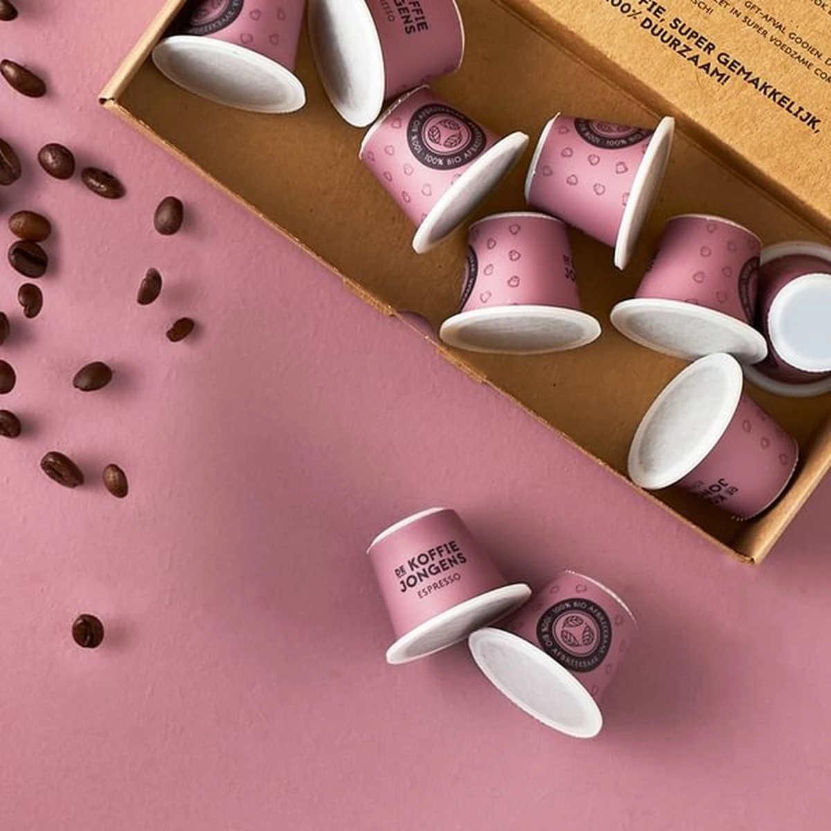 Biologisch Afbreekbare Koffiecups - Espresso 180x - De Koffiejongens 3 Biologisch Afbreekbare Koffiecups - Espresso 180x - De Koffiejongens - Afbeelding 3