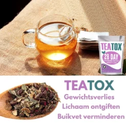 TeaTox™ 28 Dagen Afvallen Detox - Thee - Detox + E-book 30 Recepten -Drank Winkel 1200x1200 390