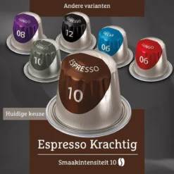 Douwe Egberts Espresso Krachtig (10) - 5 X 40 Koffiecups -Drank Winkel 1200x1200 61