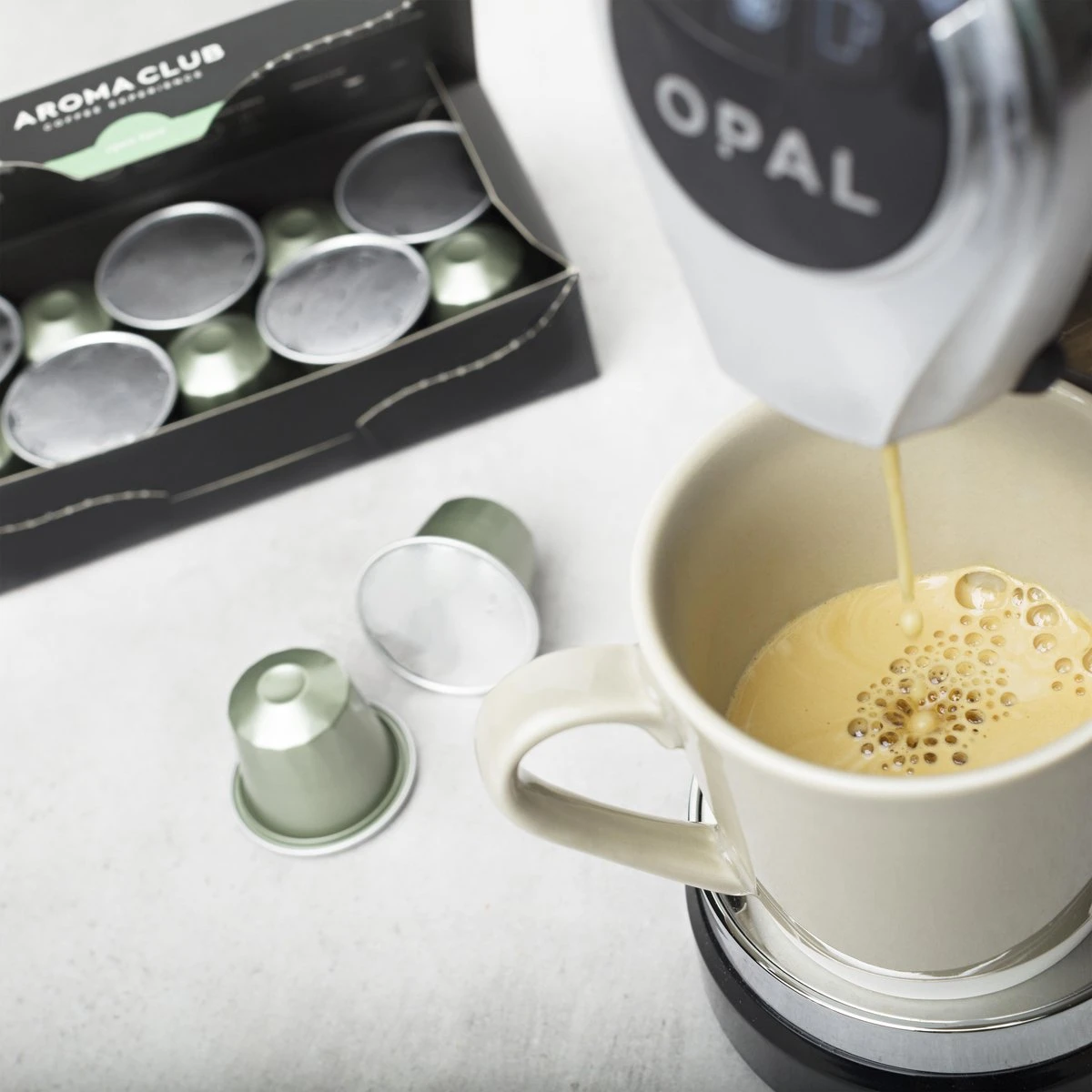 Aroma Club - Proefpakket Nespresso Compatible Capsules (100 St.) - 5 Smaken - Espresso & Lungo - 100% Aluminium Koffiecups 4 Aroma Club - Proefpakket Nespresso Compatible Capsules (100 St.) - 5 Smaken - Espresso & Lungo - 100% Aluminium Koffiecups - Afbeelding 4