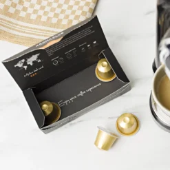 Aroma Club - Nespresso Compatible Capsules (120 St.) - No. 2 Smooth James - Intensiteit 3/5 - Espresso & Lungo - 100% Aluminium Koffiecups -Drank Winkel 1200x1200 8