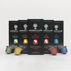 Aroma Club - Nespresso Compatible Capsules (120 St.) - No. 2 Smooth James - Intensiteit 3/5 - Espresso & Lungo - 100% Aluminium Koffiecups -Drank Winkel 1200x1200 9