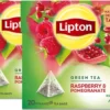 Lipton Raspberry Pomegranate Groene Thee, Met Een Smaakexplosie Van Framboos En Granaatappel - 4 X 20 Zakjes - PL-EKO-03