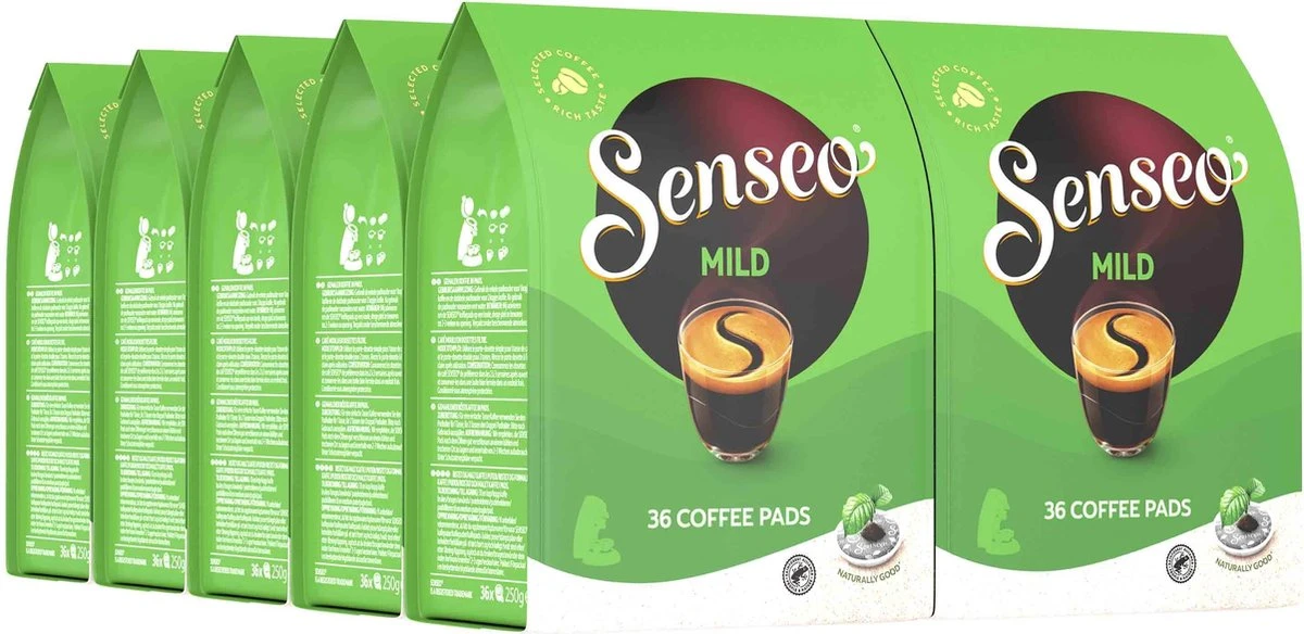 Senseo Mild Koffiepads - 3/9 Intensiteit - 10 X 36 Pads 1 Senseo Mild Koffiepads - 3/9 Intensiteit - 10 X 36 Pads