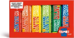 Tony's Chocolonely Proeverijtje Chocolade Cadeau Repen - 6 X 47/50 Gram