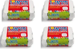 Tony Chocolonely Chocolade Paaseitjes Doos Met 12 Eitjes In 10 Smaken ! Fairtrade 4 Stuks /doosjes