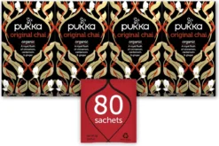 Pukka Original Chai Thee, Met Kaneel, Gember En Kardemom - 4 X 20 Zakjes - GB-BIO-05