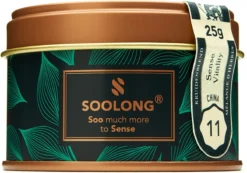 Soolong Sense China Nr11 Gember Thee - Verkwikkend & Krachtig - Gember & Citroengras - Duurzame Losse Thee - Premium Kruidenthee Uit China - Blik 25gram