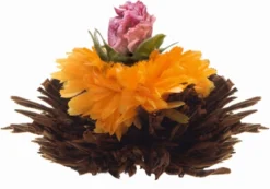 Creano Geschenkset Theebloemen (6 Stuks) En Glazen Theekan -Drank Winkel 1200x841 2