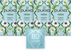 Pukka Relax Thee, Met Kamille, Venkel En Gember - 4 X 20 Zakjes - GB-BIO-05