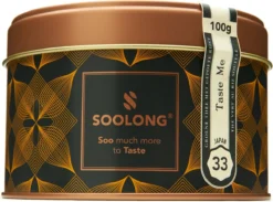 Soolong Taste Japan Nr33 Japanse Groene Thee - Fluweelzacht - Genmaicha, Matcha & Gepofte Rijst - Duurzame Losse Thee - Premium Thee Uit Japan - Blik 100gram