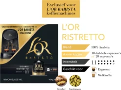 L'OR BARISTA XXL Ristretto (11) - 5 X 10 Koffiecups -Drank Winkel 1200x896