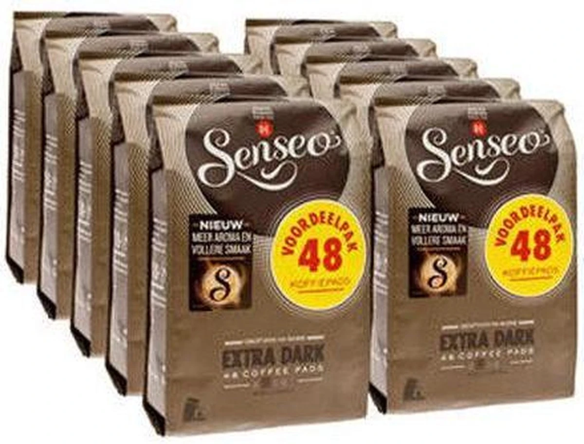 Senseo Extra Dark Koffiepads - 10 X 48 Pads 1 Senseo Extra Dark Koffiepads - 10 X 48 Pads