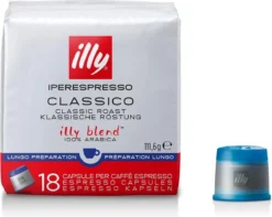 Illy - Iperespresso Koffie Home Classico Lungo 6 X 18 Capsules -Drank Winkel 1200x956