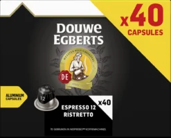 Douwe Egberts Espresso Ristretto Koffiecups (12) - 5 X 40 Koffiecups 7 Douwe Egberts Espresso Ristretto Koffiecups (12) - 5 X 40 Koffiecups -Drank Winkel 1200x965