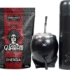 Yerba Mate Set - Kalebas - Thermo - Bombilla - Guarana Thee - EquisMate Classic Black
