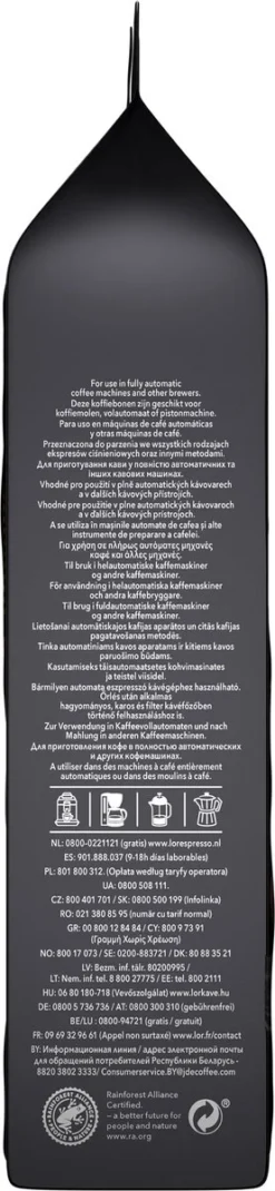 L'OR Espresso Onyx Koffiebonen (12) - 4 X 500 Gram -Drank Winkel 277x1200