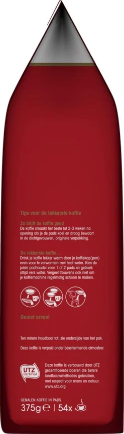 Douwe Egberts Aroma Rood Koffiepads - 4 X 54 Pads 11 Douwe Egberts Aroma Rood Koffiepads - 4 X 54 Pads -Drank Winkel 345x1200