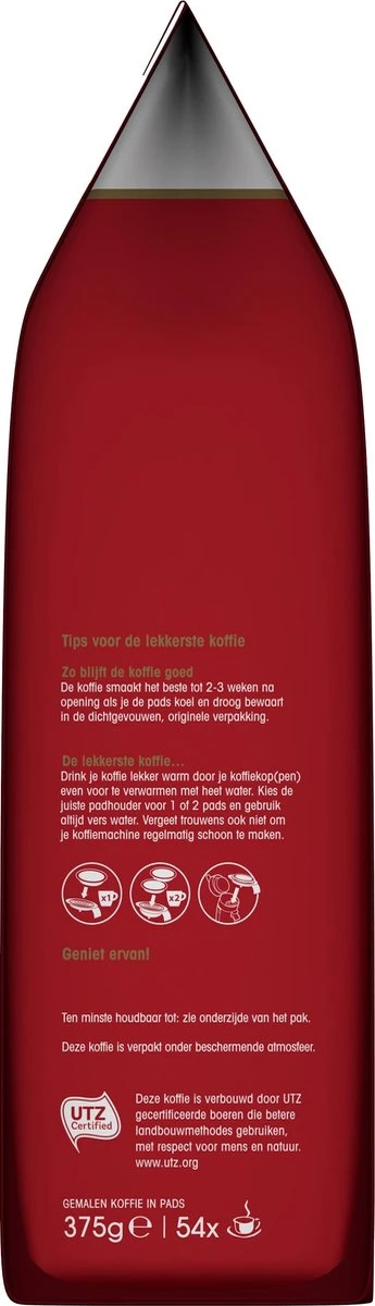 Douwe Egberts Aroma Rood Koffiepads - 4 X 54 Pads 5 Douwe Egberts Aroma Rood Koffiepads - 4 X 54 Pads - Afbeelding 5