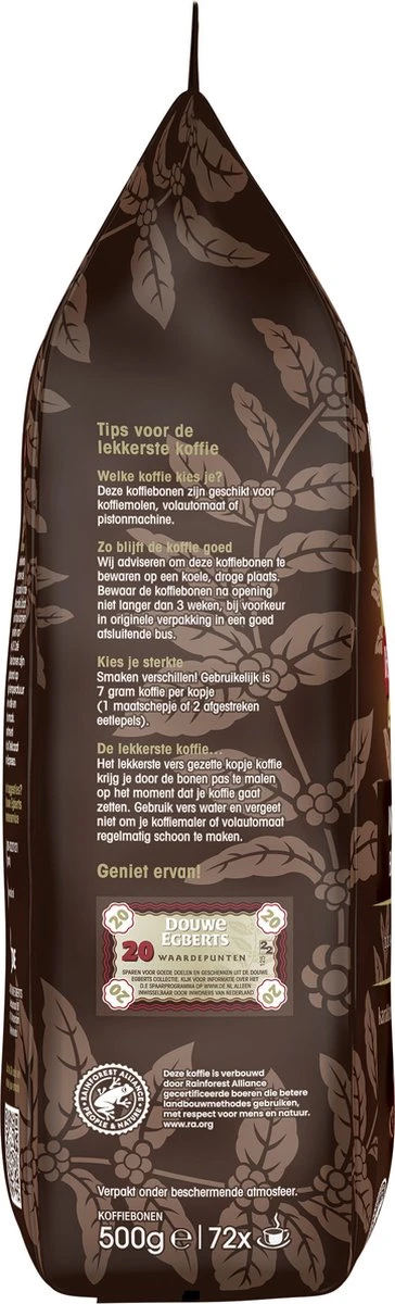 Douwe Egberts Intens Koffiebonen - 4 X 500 Gram 8 Douwe Egberts Intens Koffiebonen - 4 X 500 Gram - Afbeelding 8
